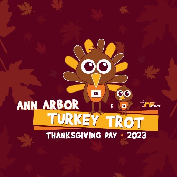 Ann Arbor Thanksgiving Day Turkey Trot logo on RaceRaves