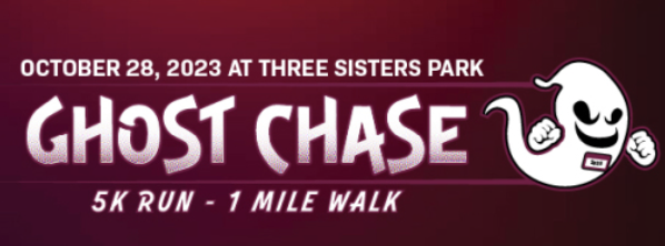 Ghost Chase 5K logo on RaceRaves