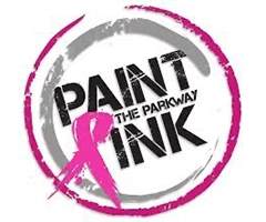 Paint the Parkway Pink 5K logo on RaceRaves