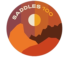 Saddles 100 logo on RaceRaves