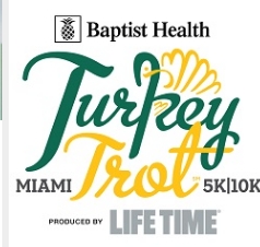 Baptist Health Turkey Trot Miami 5K & 10K logo on RaceRaves