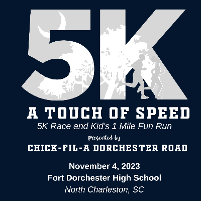 A Touch of Speed 5K logo on RaceRaves