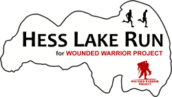 Hess Lake Run for Wounded Warrior Project logo on RaceRaves