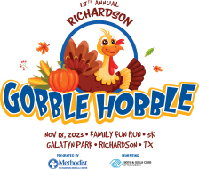 Gobble Hobble 5K logo on RaceRaves