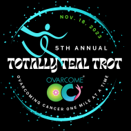 Kaylee Strong’s Totally Teal Trot logo on RaceRaves