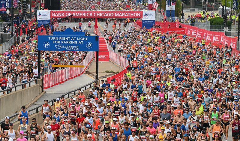 Chicago Marathon 2023 start line