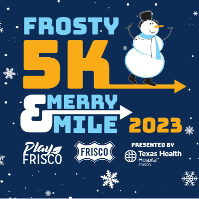 Frosty 5K & Merry Mile logo on RaceRaves
