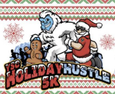 Dobbs Ferry Holiday Hustle 5K logo on RaceRaves