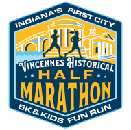 Vincennes Historical Half Marathon & 5K logo on RaceRaves