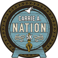 Carry A. Nation 5K logo on RaceRaves