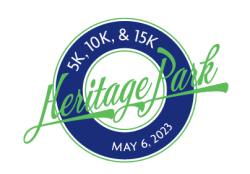 Heritage Park 5K, 10K & 15K logo on RaceRaves
