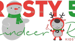 Frosty 5K and Reindeer Run logo on RaceRaves