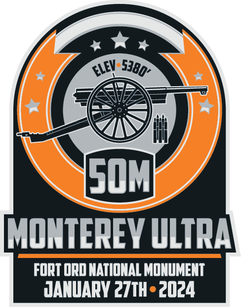 Monterey Ultra 50 Miler (fka Ordnance 100K) logo on RaceRaves