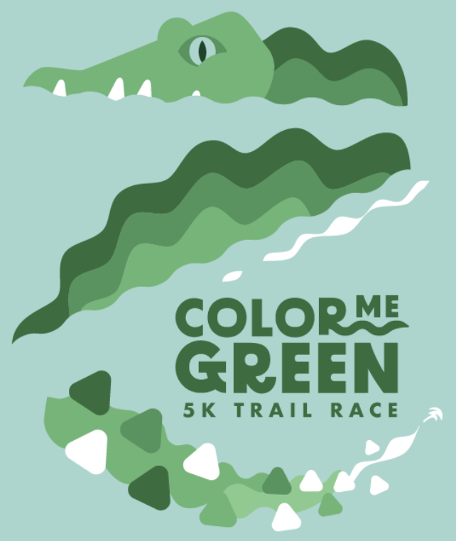 Color Me Green 5K Trail Run logo on RaceRaves