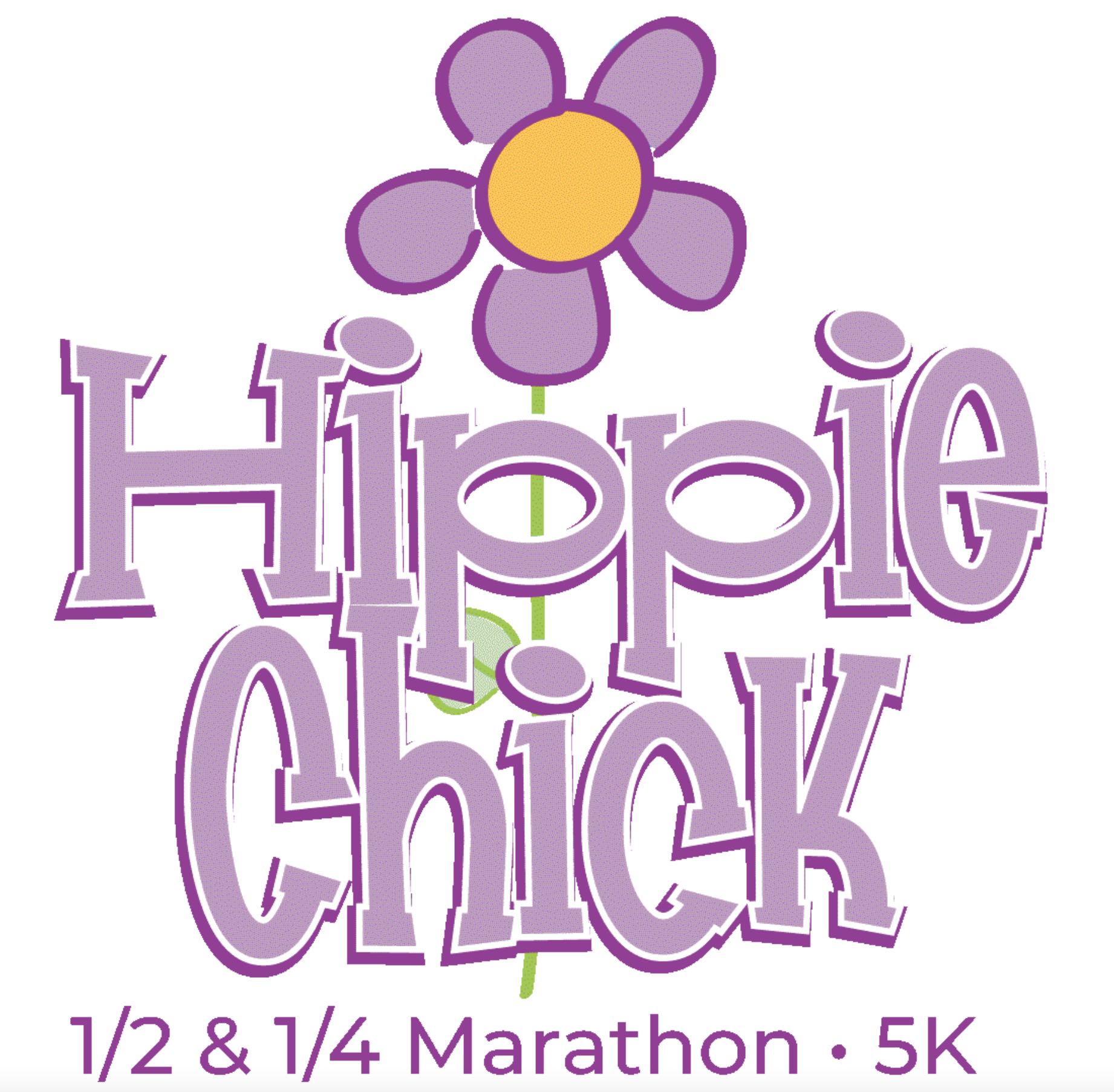 Hippie Chick Half & Quarter Marathon logo on RaceRaves