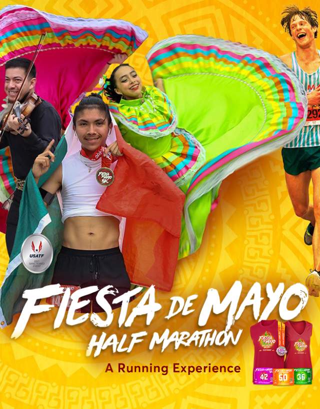 Fiesta De Mayo Half Marathon logo on RaceRaves