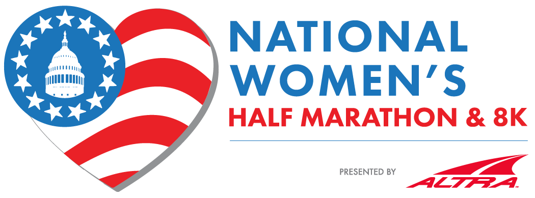 National Women’s Half Marathon & 8K logo on RaceRaves
