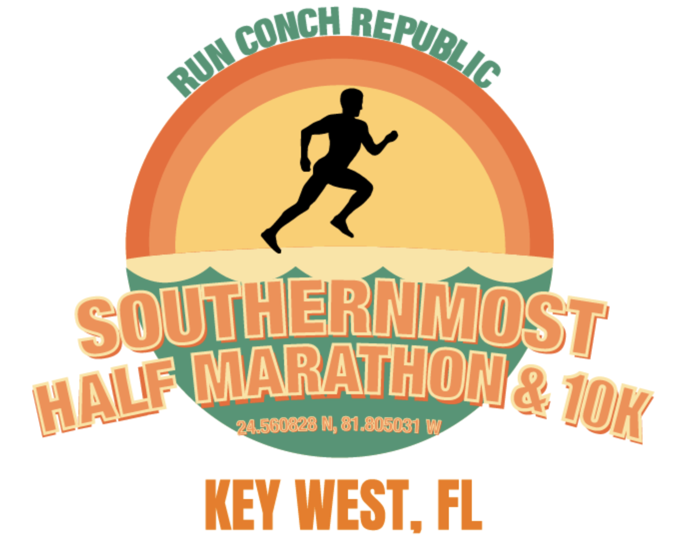 Southernmost Half Marathon & 10K logo on RaceRaves