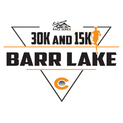 Barr Lake 30K & 15K logo on RaceRaves