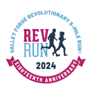 Valley Forge Revolutionary 5-Mile Run (Rev Run) logo on RaceRaves