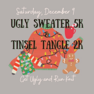Ugly Sweater 5K and Tinsel Tangle 2K (NC) logo on RaceRaves