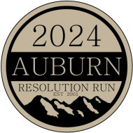Auburn Resolution Run logo on RaceRaves