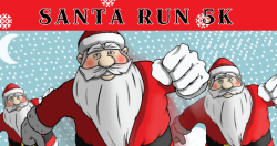 Auburn Santa Run & Walk logo on RaceRaves