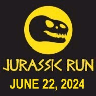 Jurassic Run 5K logo on RaceRaves