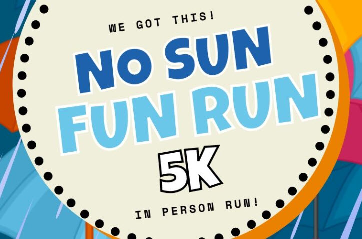 No Sun Fun Run 5K logo on RaceRaves