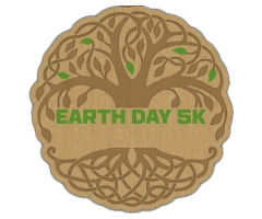 Blue Cheetah Earth Day 5K logo on RaceRaves