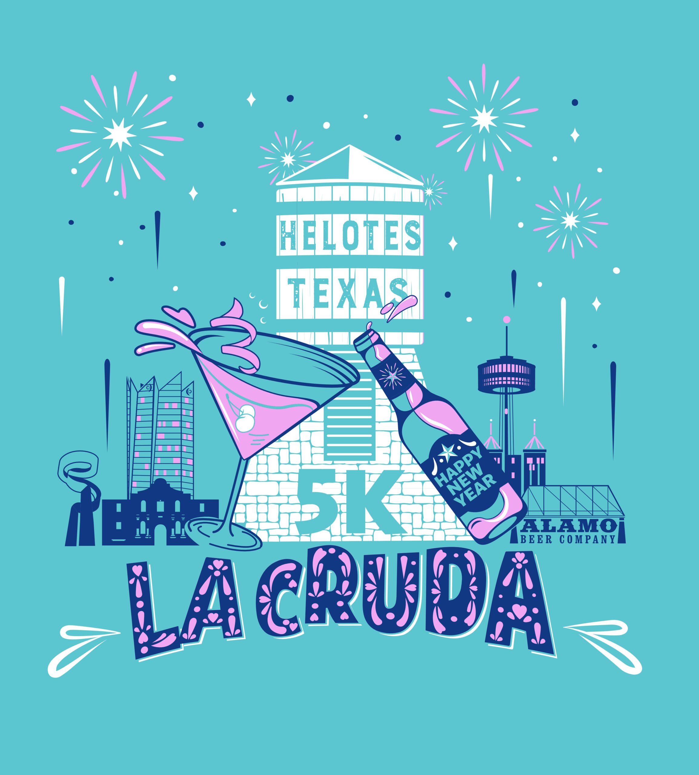 La Cruda 5K logo on RaceRaves