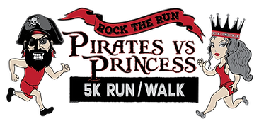 Rock the Run 5K: Pirates vs. Princess logo on RaceRaves