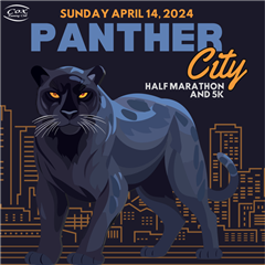 Panther City Half Marathon & 5K logo on RaceRaves