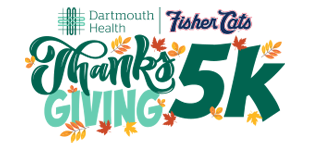 Fisher Cats Thanksgiving 5K logo on RaceRaves