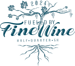 Fueled By Fine Wine: Half, Quarter, and 5K logo on RaceRaves