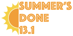 Summer’s Done 13.1 logo on RaceRaves