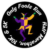 Only Fools Run Half Marathon, 10K & 5K logo on RaceRaves