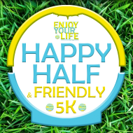 Enjoy Your Life Happy Half Marathon & Friendly 5K logo on RaceRaves
