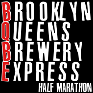 Brooklyn Queens Brewery Express logo on RaceRaves