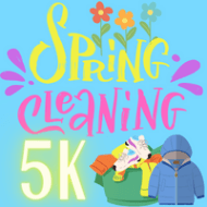 Spring Cleaning 5K logo on RaceRaves