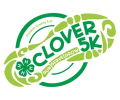 Franklin County 4-H Clover 5K logo on RaceRaves