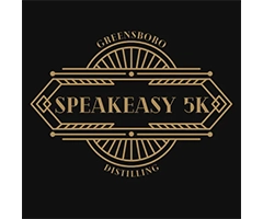Greensboro Distilling Speakeasy 5K logo on RaceRaves