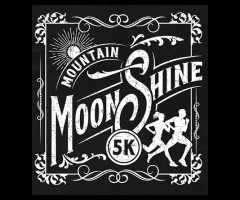 Music & Moonshine 5K logo on RaceRaves