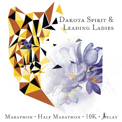 Leading Ladies & Dakota Spirit Marathon & Half Marathon logo on RaceRaves