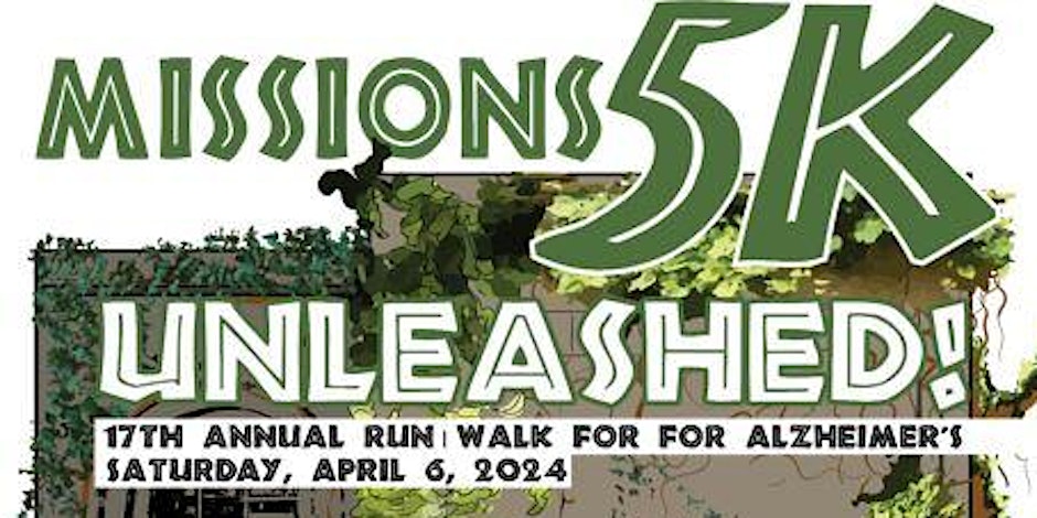 Missions 5K Run Walk for Alzheimer’s logo on RaceRaves