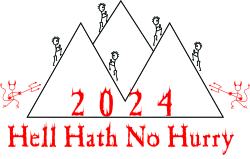 Hell Hath No Hurry logo on RaceRaves
