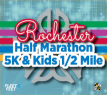 Rochester Half Marathon & 5K logo on RaceRaves