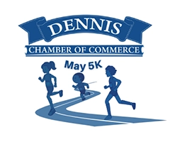 Dennis Chamber of Commerce May 5K Road Race logo on RaceRaves
