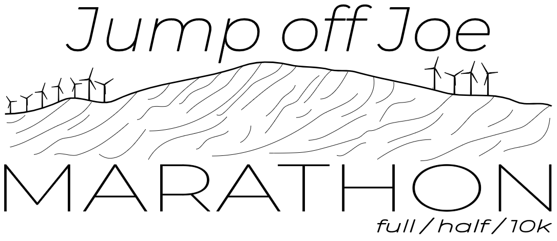 Jump Off Joe Marathon and Halfer logo on RaceRaves