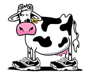Running with the Cows Half Marathon logo